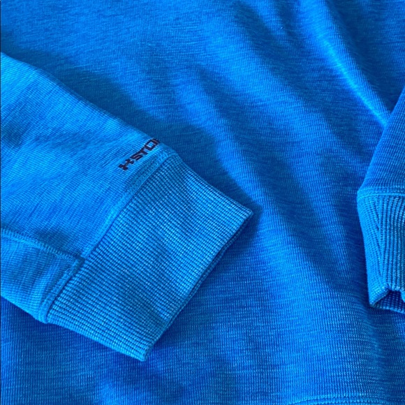 SOLD_Bright Blue Under Armour quarter zip - Picture 4 of 7